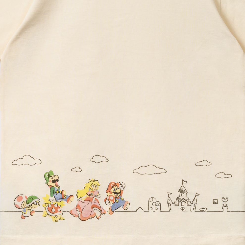 Tシャツ スーパーマリオファミリーライフ A 【Nintendo TOKYO取り扱い