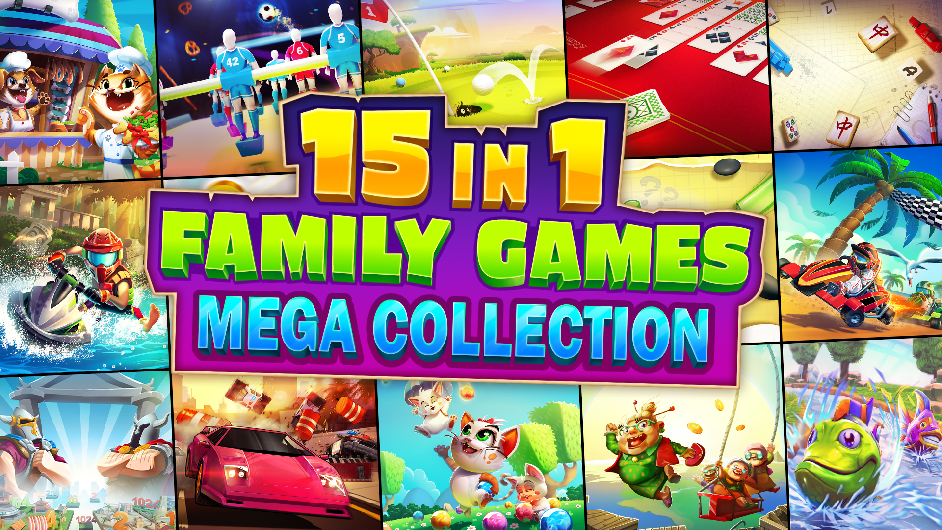 15 in 1 Family Games Mega Collection | My Nintendo Store（マイ