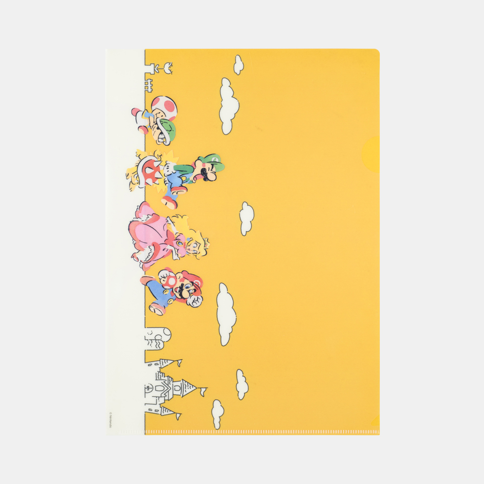 クリアファイル スーパーマリオファミリーライフ A【Nintendo TOKYO