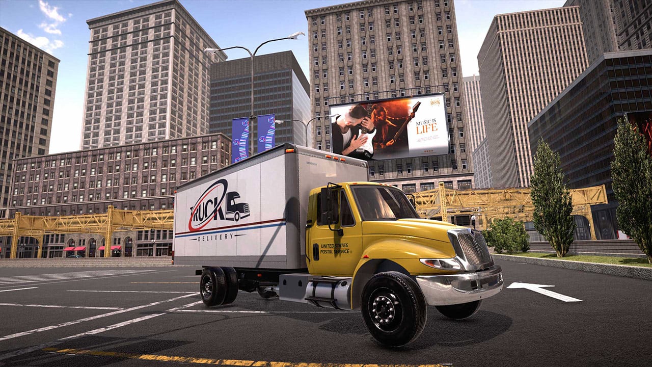 Truck Simulator 2025 City Work Delivery