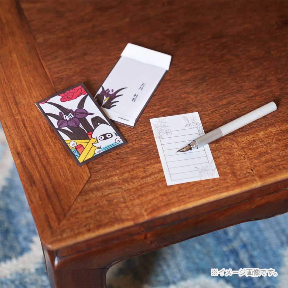 ミニレターセット 秋 マリオ花札・赤【Nintendo TOKYO取り扱い商品