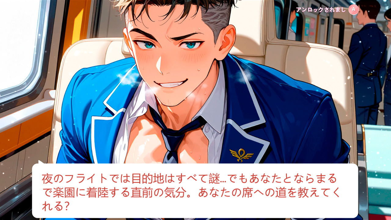 スカイラブイケメン:客室乗務員乙女ゲーム (Sky Love Boys: Flight Attendant Crush)
