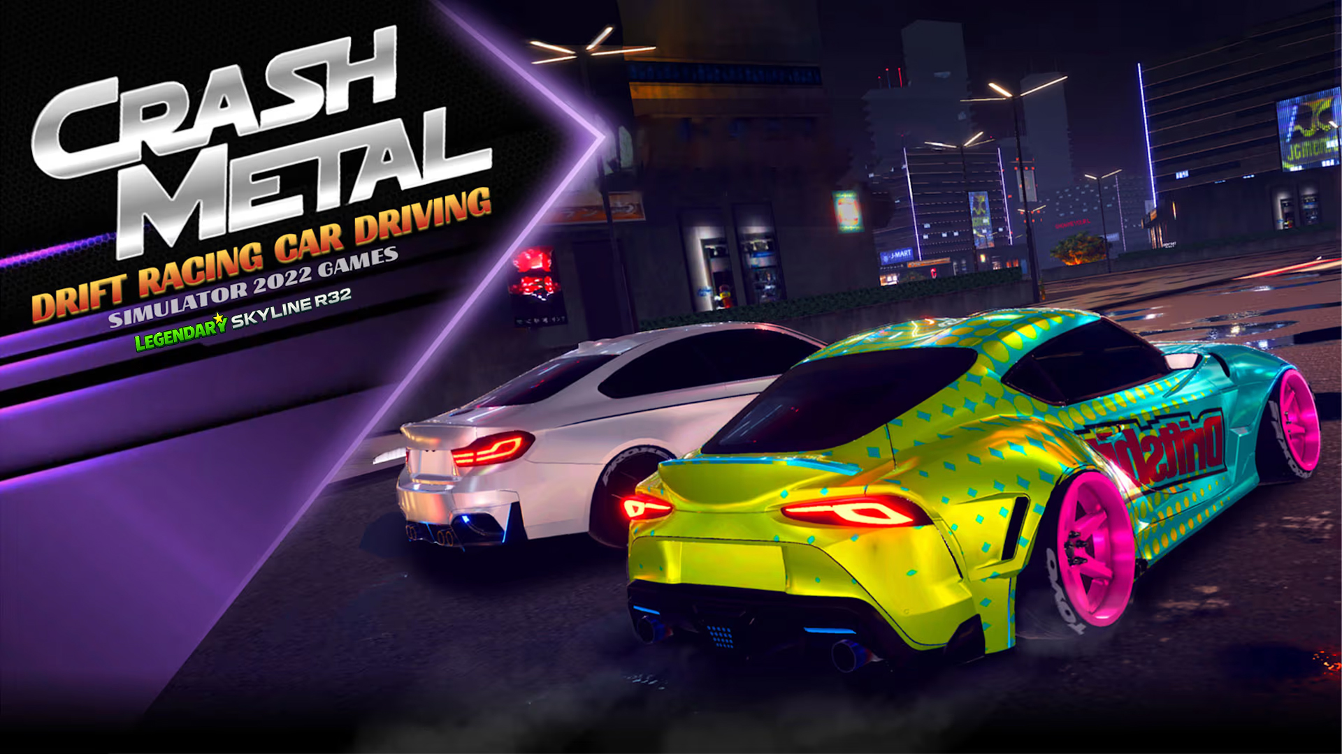 CrashMetal - Drift Racing Car Driving Simulator: Boosted Legends