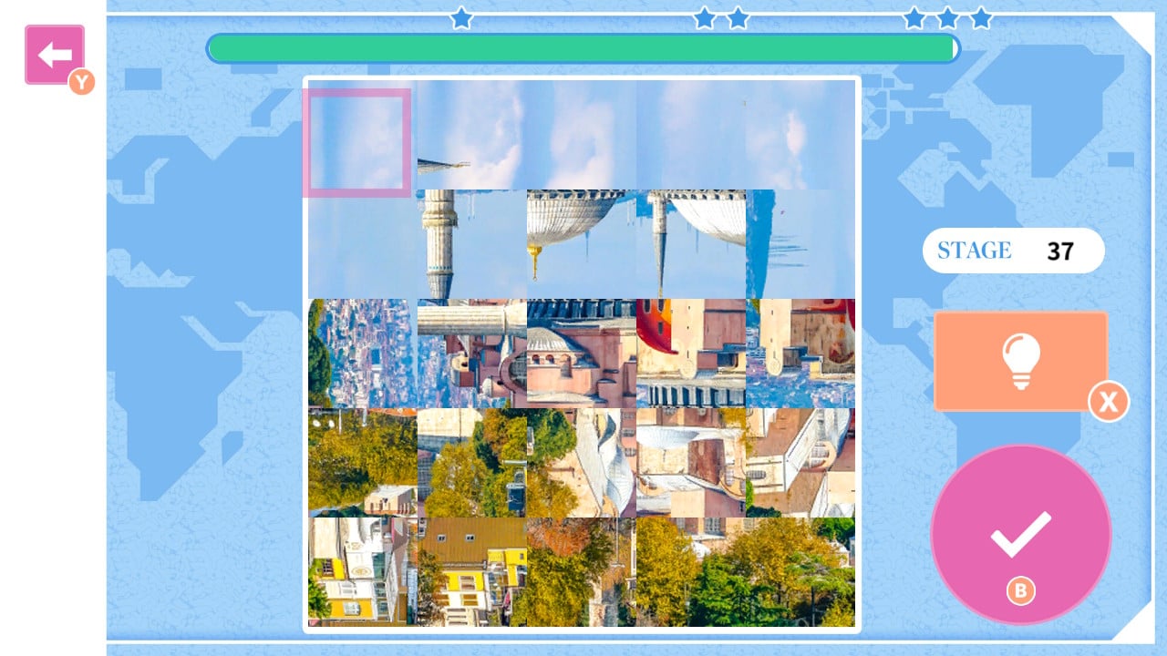 くるくるパズル世界遺産ーまわしてひらめく！世界遺産脳トレー