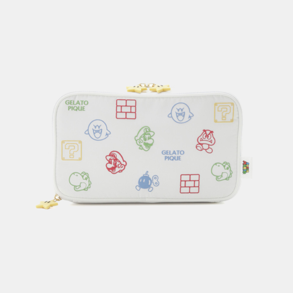 スーパーマリオ】アソート柄ガジェットポーチ OWHT【SUPER MARIO meets