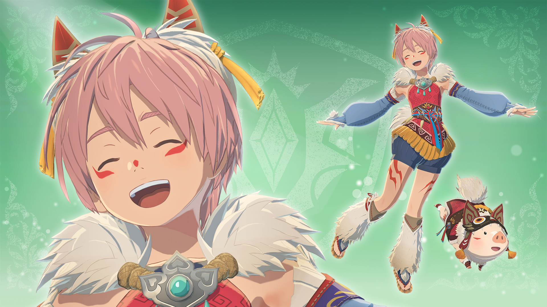 ティオの衣装：守神の使い