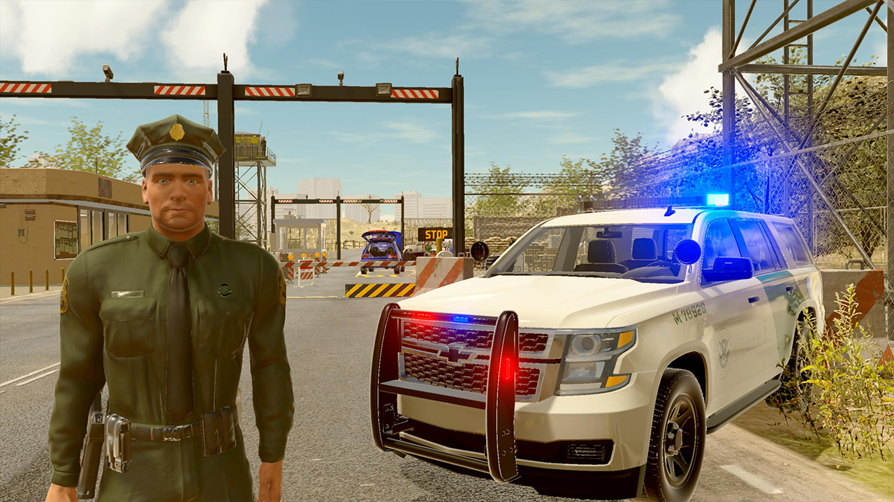 Border Police: Contraband Simulator 2025 - Red Camo Ops 