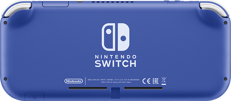 中心部分に丸い跡が付いてます【ジャンク品】Nintendo Switch LITE ブルー